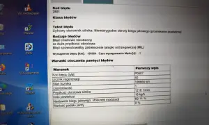 BMW P0507: Niewiarygodne obroty biegu jałowego, prawdopodobnie przez przenikanie powietrza. Błąd wystąpił przy 196664 km.