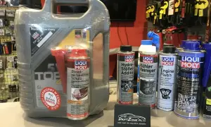 Jaki olej do silnika 2.0 TDI 140KM? Zestaw Liqui Moly z olejem 5W-40 i dodatkami do czyszczenia układu paliwowego i DPF.