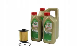 Olej Castrol EDGE 0W-20 do Volvo V40 2.0 diesel, wraz z filtrem. Idealny wybór dla Twojego silnika.