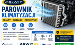 Uszkodzony parownik klimatyzacji objawy: słabe chłodzenie, nieprzyjemny zapach, parowanie szyb. Zadbaj o świeże powietrze z ARWIT.