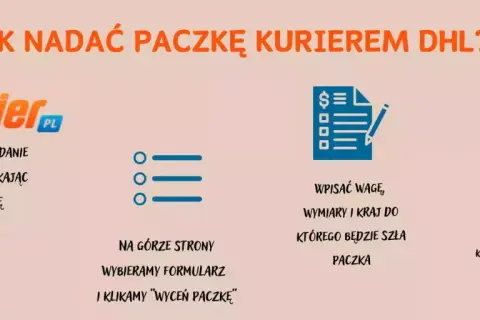 Jak nadać paczkę DHL za pobraniem? Kliknij na stronę AlleKurier, wpisz wagę, wymiary i kraj docelowy. Można nadać przesyłki kurierskie zagraniczne taniej.