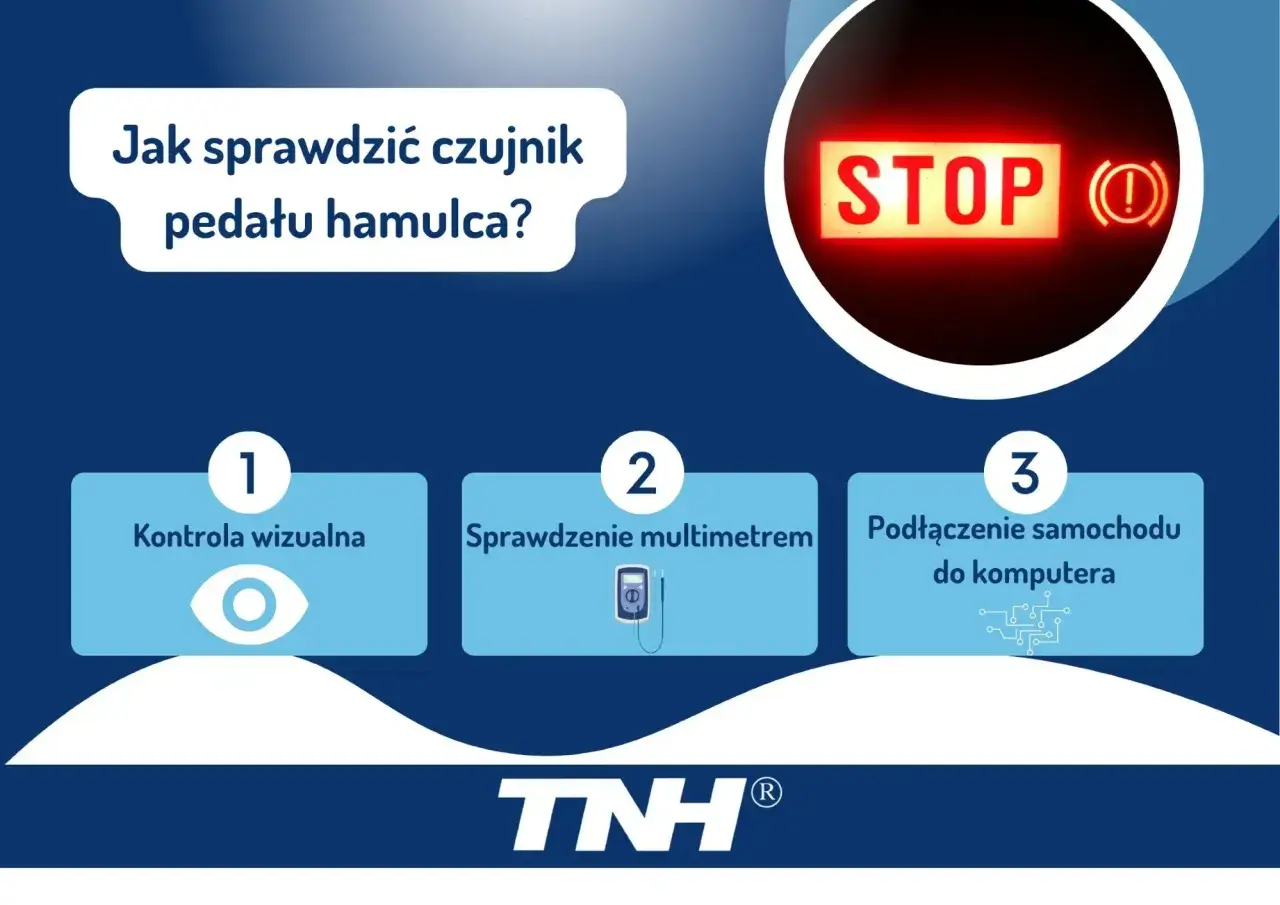 Jak sprawdzić czujnik pedału hamulca w Renault, gdy świeci się kontrolka STOP? Poradnik: kontrola wizualna, multimetrem, podłączenie do komputera. DTC P0571.